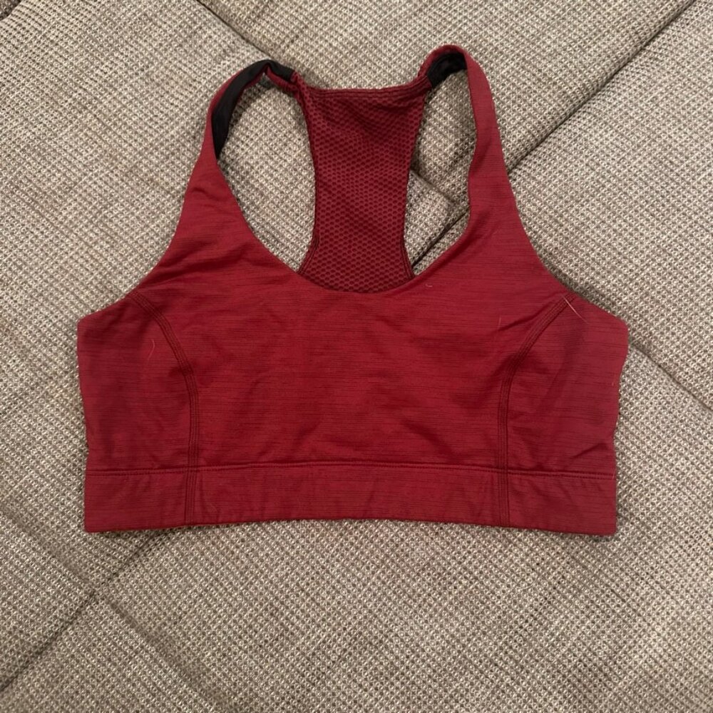 Outdoor Voices Doing Things Bra Burgundy